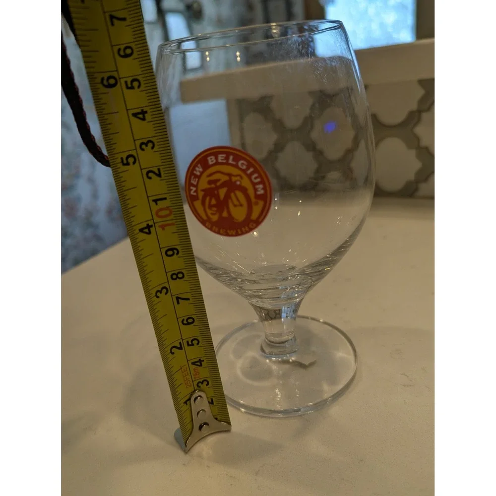 New Belgium Brewing Rastal Teku Beer Glass Made in Germany Stemmed Tulip Logo
